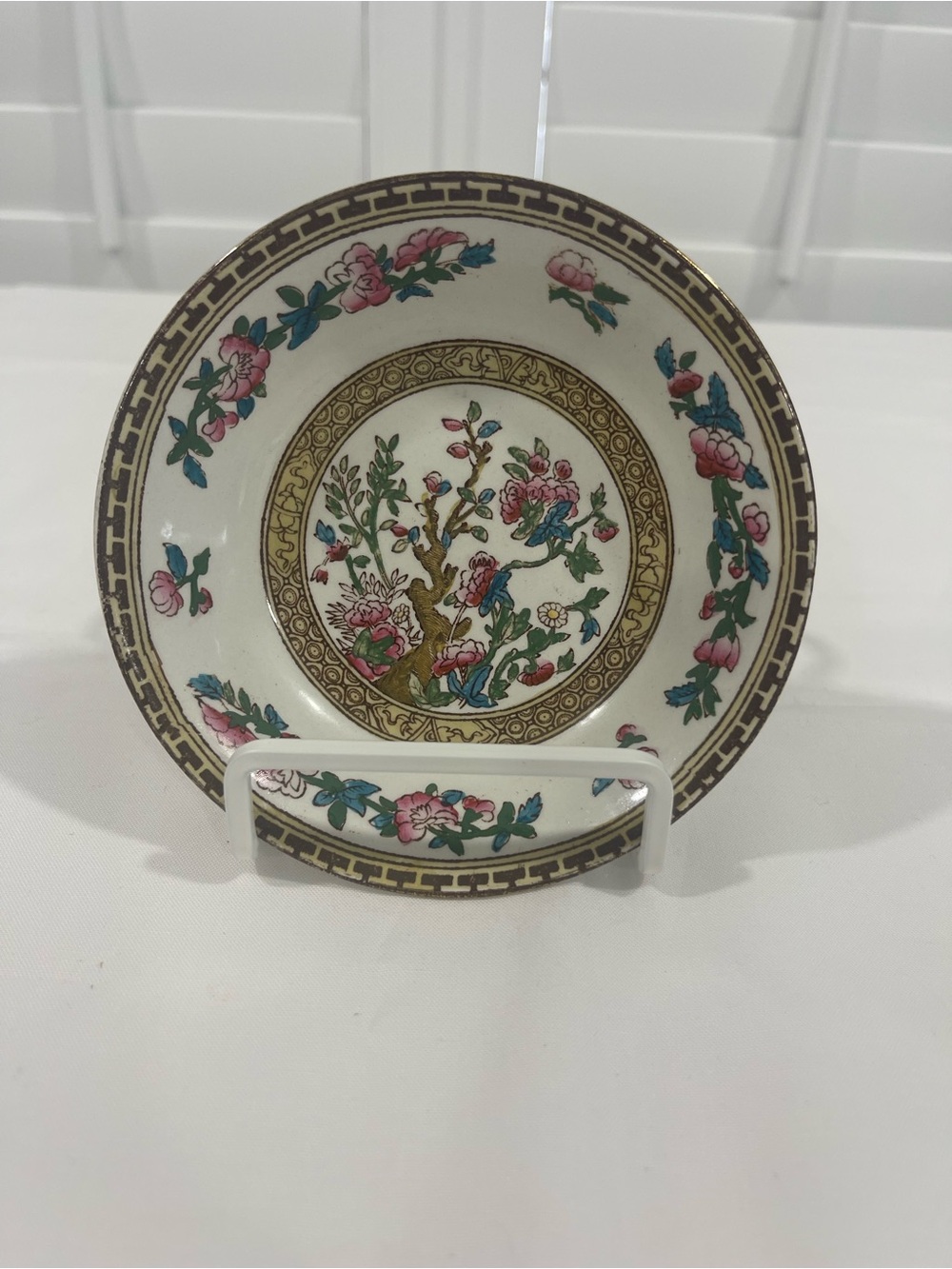 Vintage SOHO Pottery Solian Ware 5” saucer Cobridge England